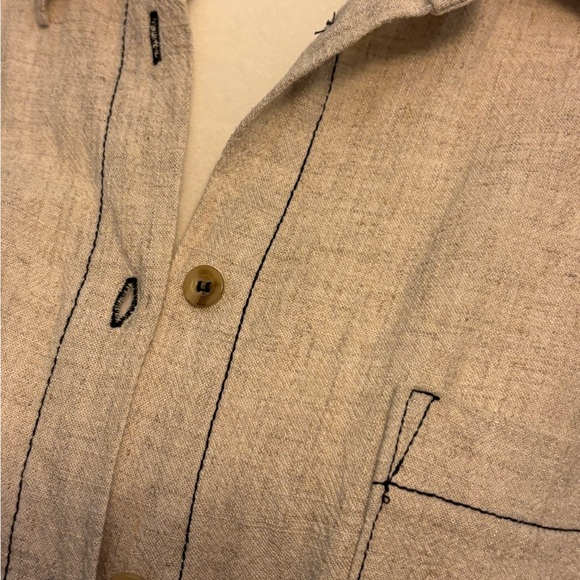 Gilli Casual Tan Button-Up Shirt - Picture 2 of 8